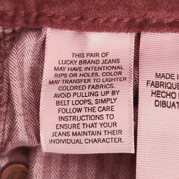 Lucky Brand Women's Mid Rise Ava Super Skinny Velvet Jean - Picture 6 of 13